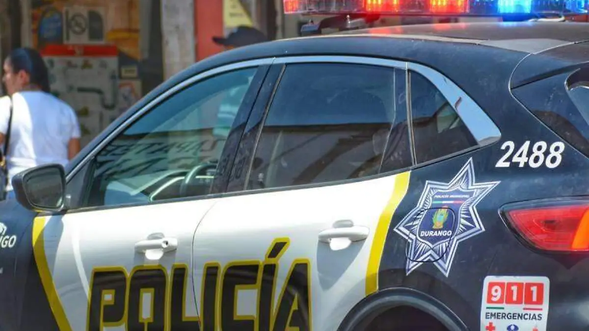 Patrulla de la Policía Vial de Durango